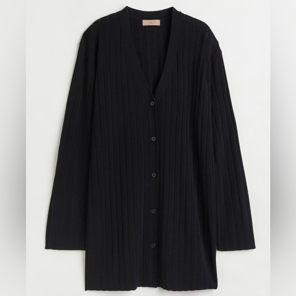 H&M Long Cardigan - Black
